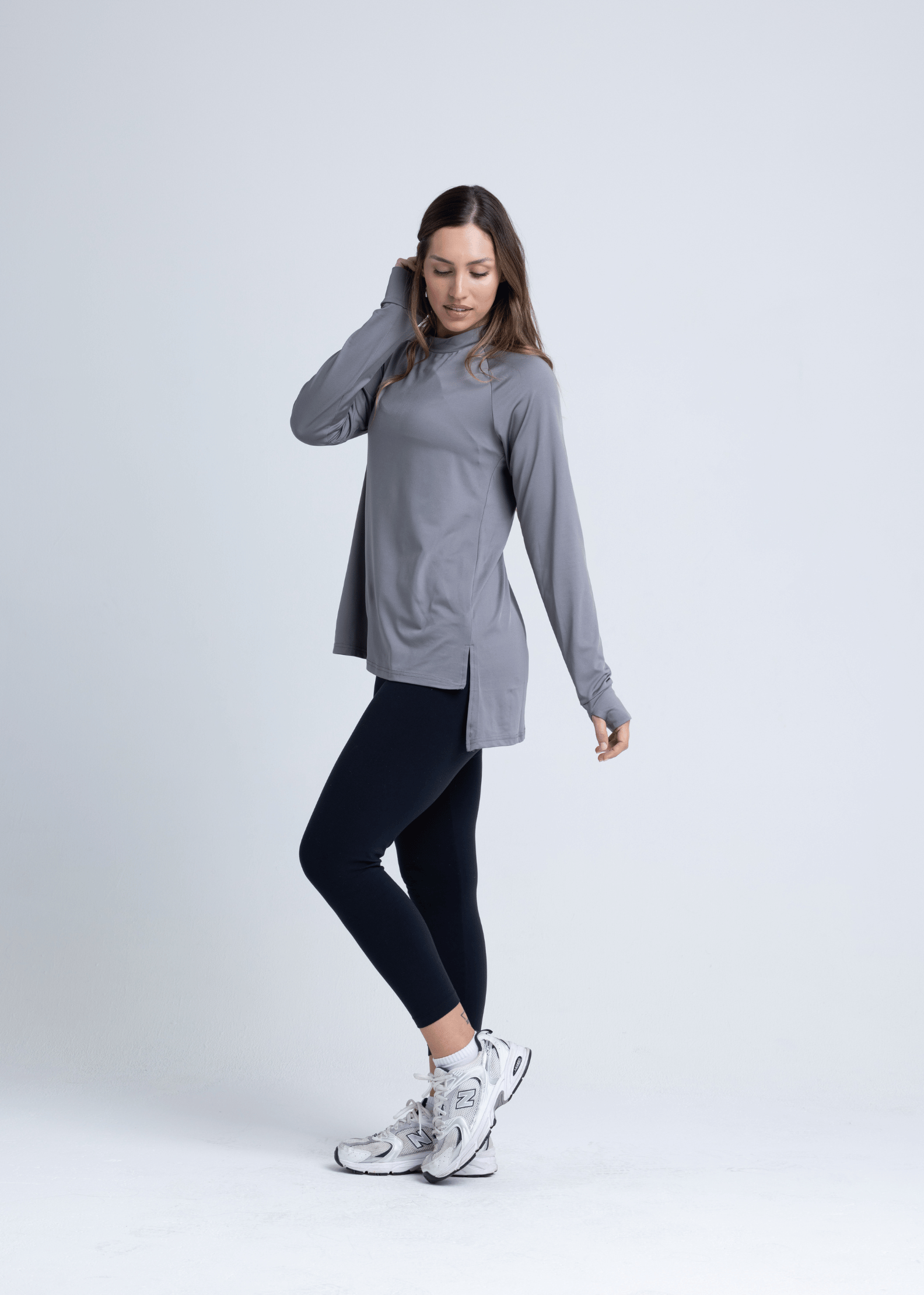 PWR Hi-Low Loose Workout Top