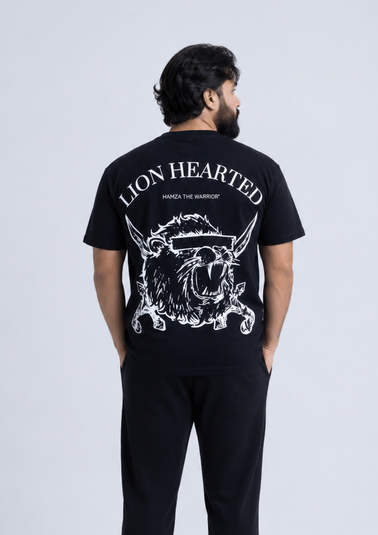 LION HEARTED - Workout Pump-Cover Up T-Shirt