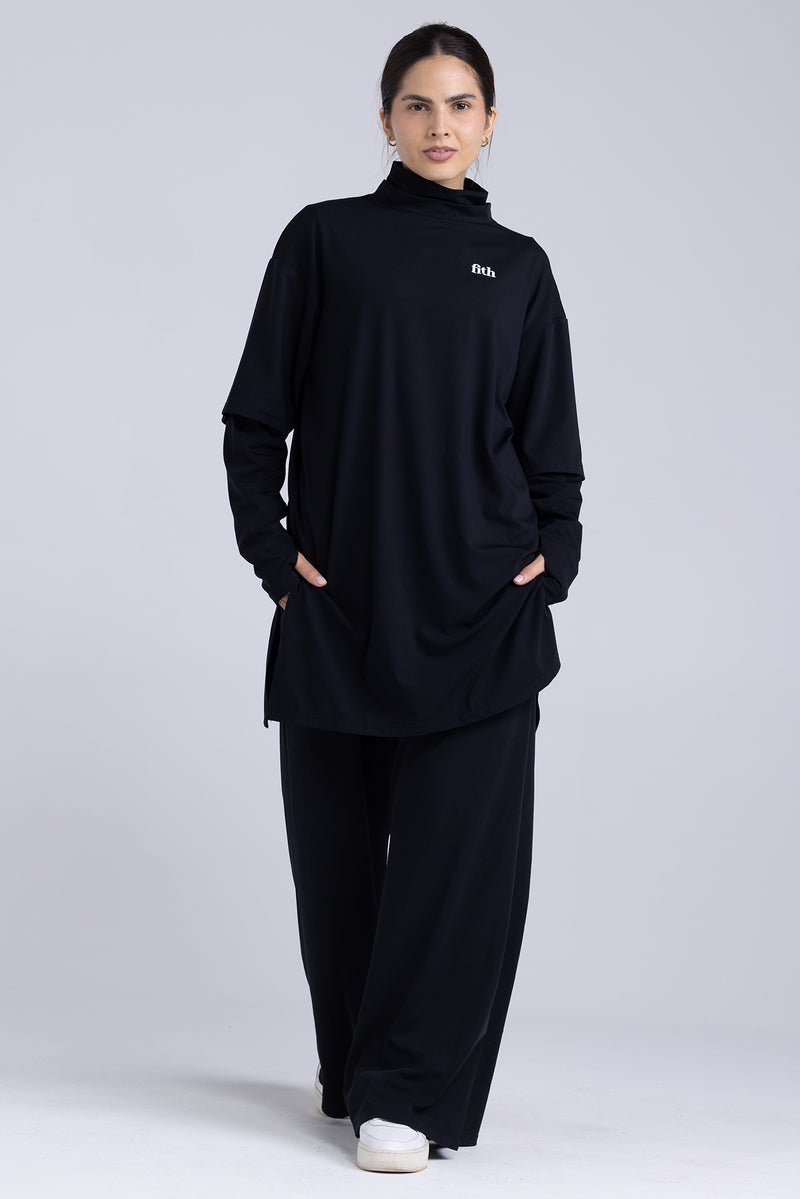 PWR Oversized Active Tee (Black)