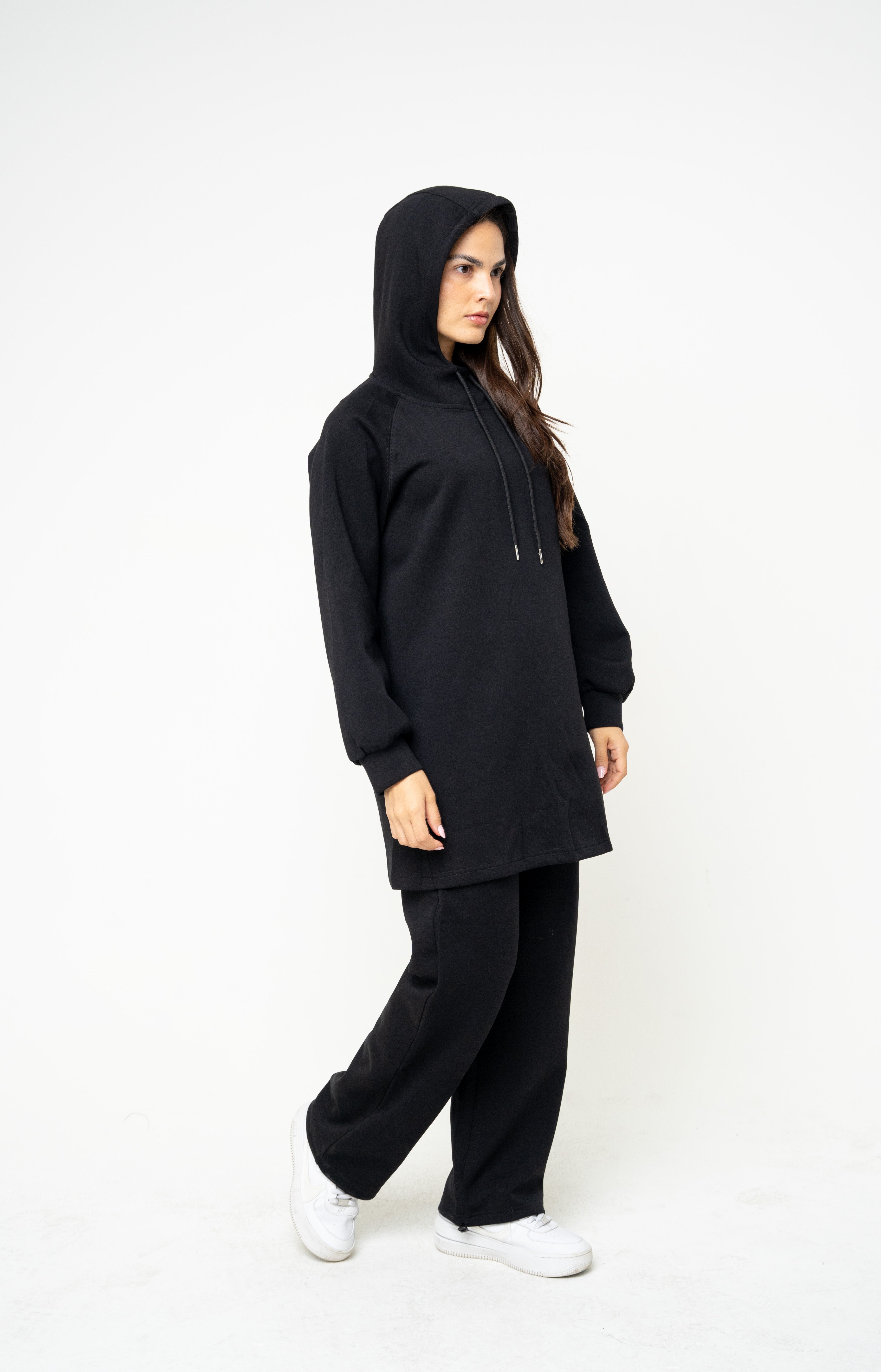 Black Relaxed Hoodie - REST DAY CAPSULE