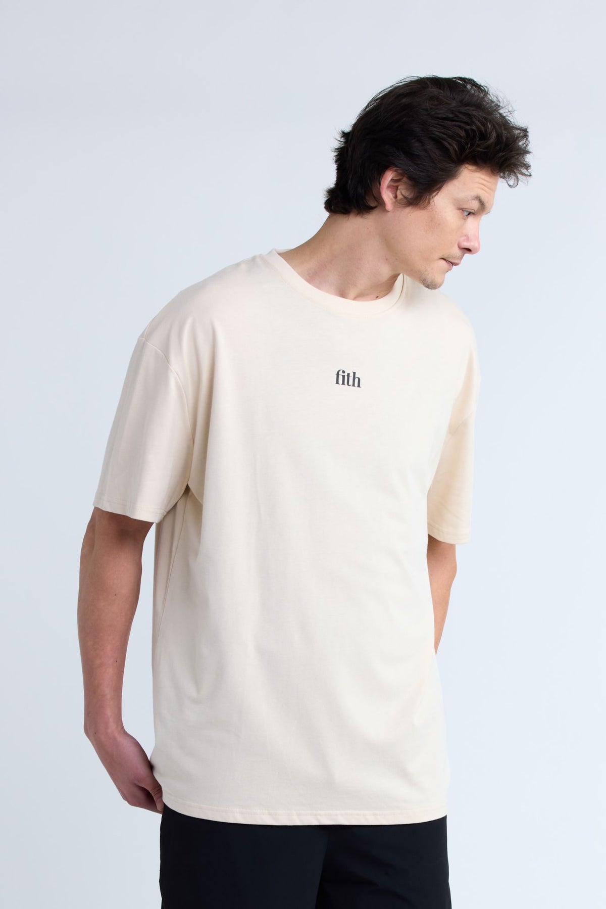 Muslim Lifting Club Oversized Tee (Cream)