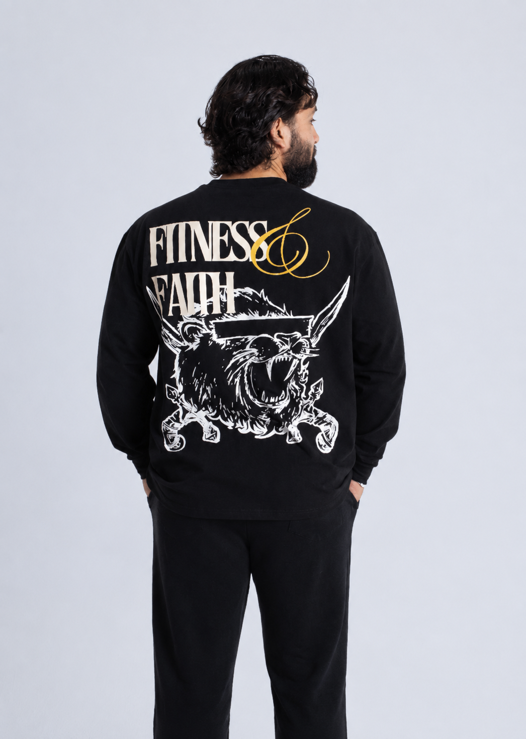 LION HEARTED - Workout Pump-Cover Long Sleeve