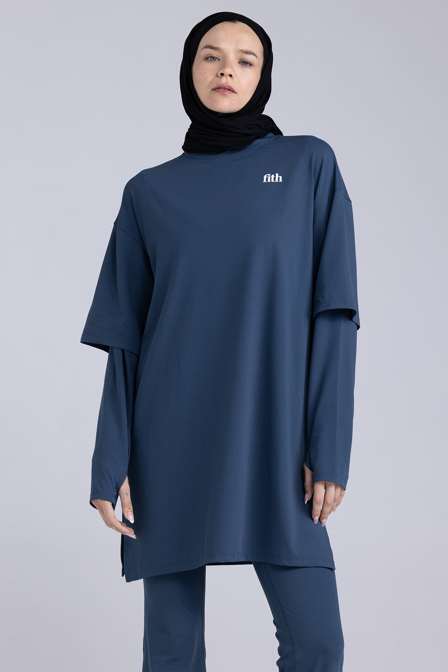 PWR Oversized Active Tee (Navy)