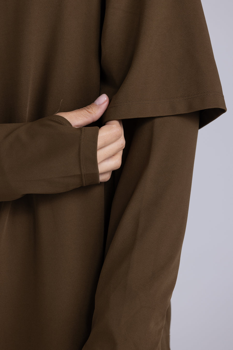 PWR Oversized Active Tee (Brown)