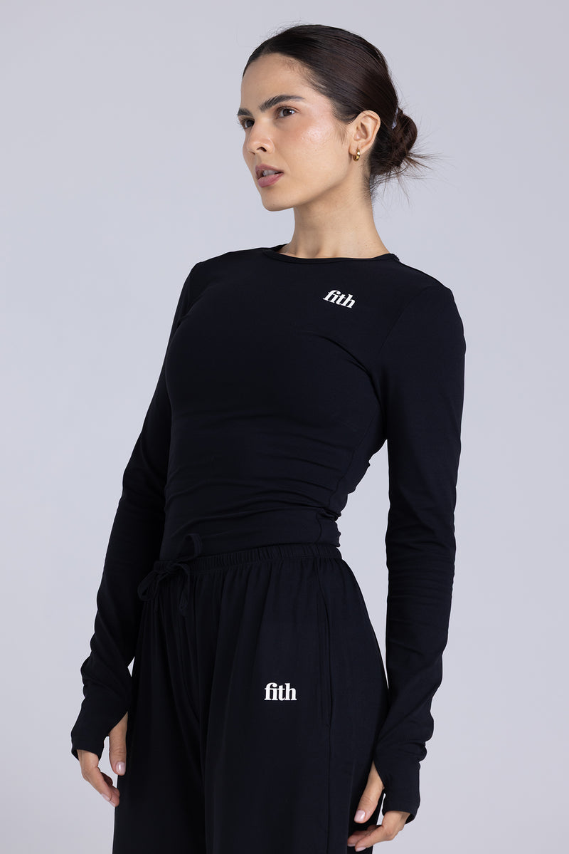 Everyday Long Sleeve Base Layer (Black)