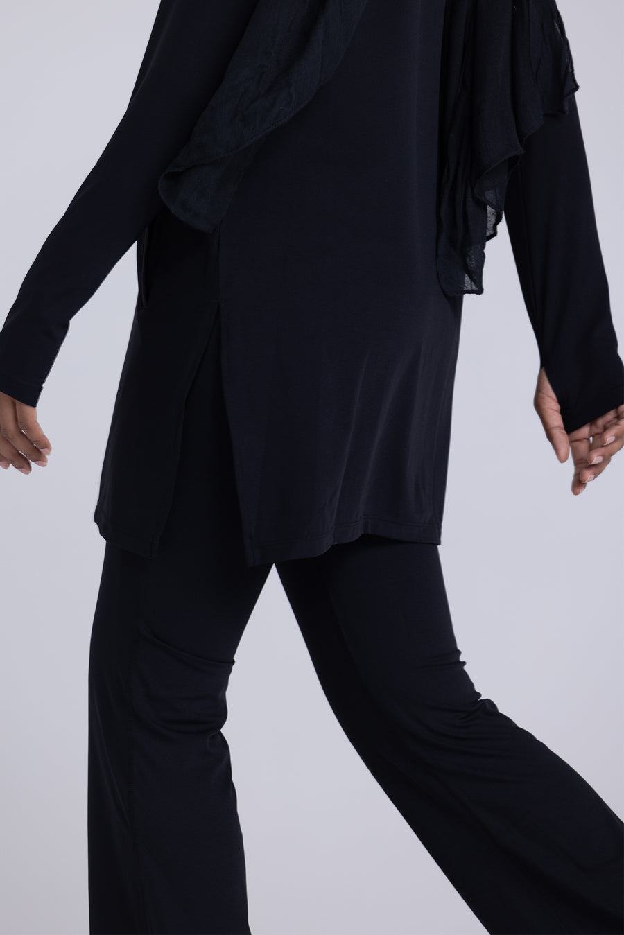 Soft Flare Leggings (Black)