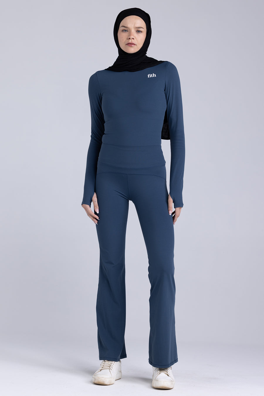 Soft Flare Leggings (Navy)