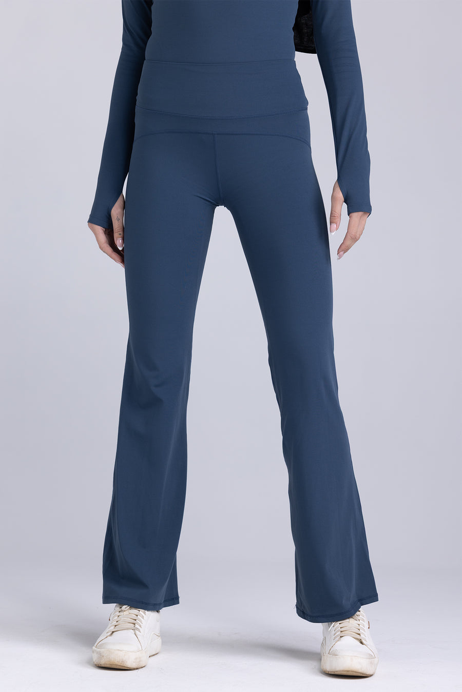 Soft Flare Leggings (Navy)