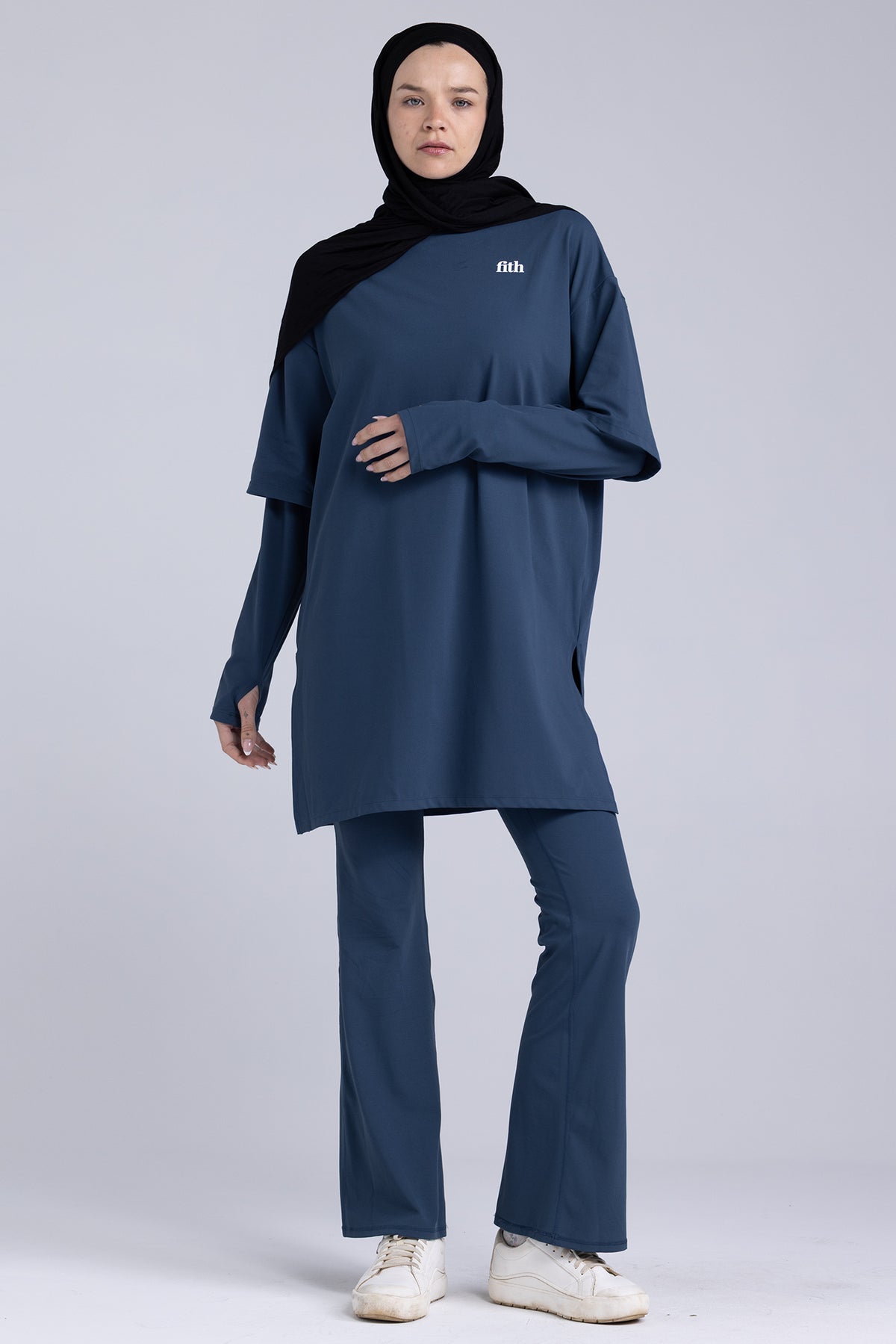 Soft Flare Leggings (Navy)