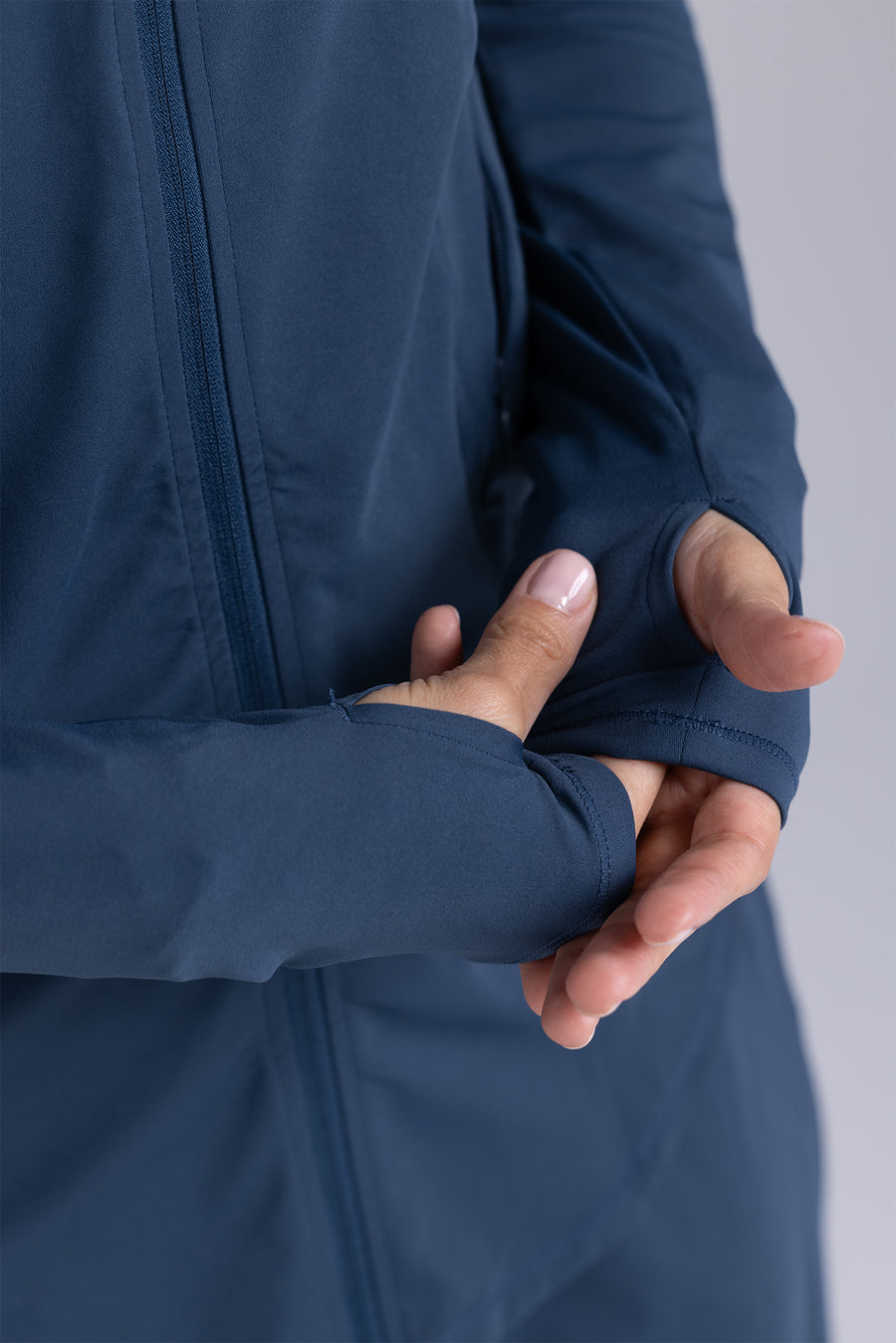 FLX Zipped Jacket - Premium Coverage (Navy)