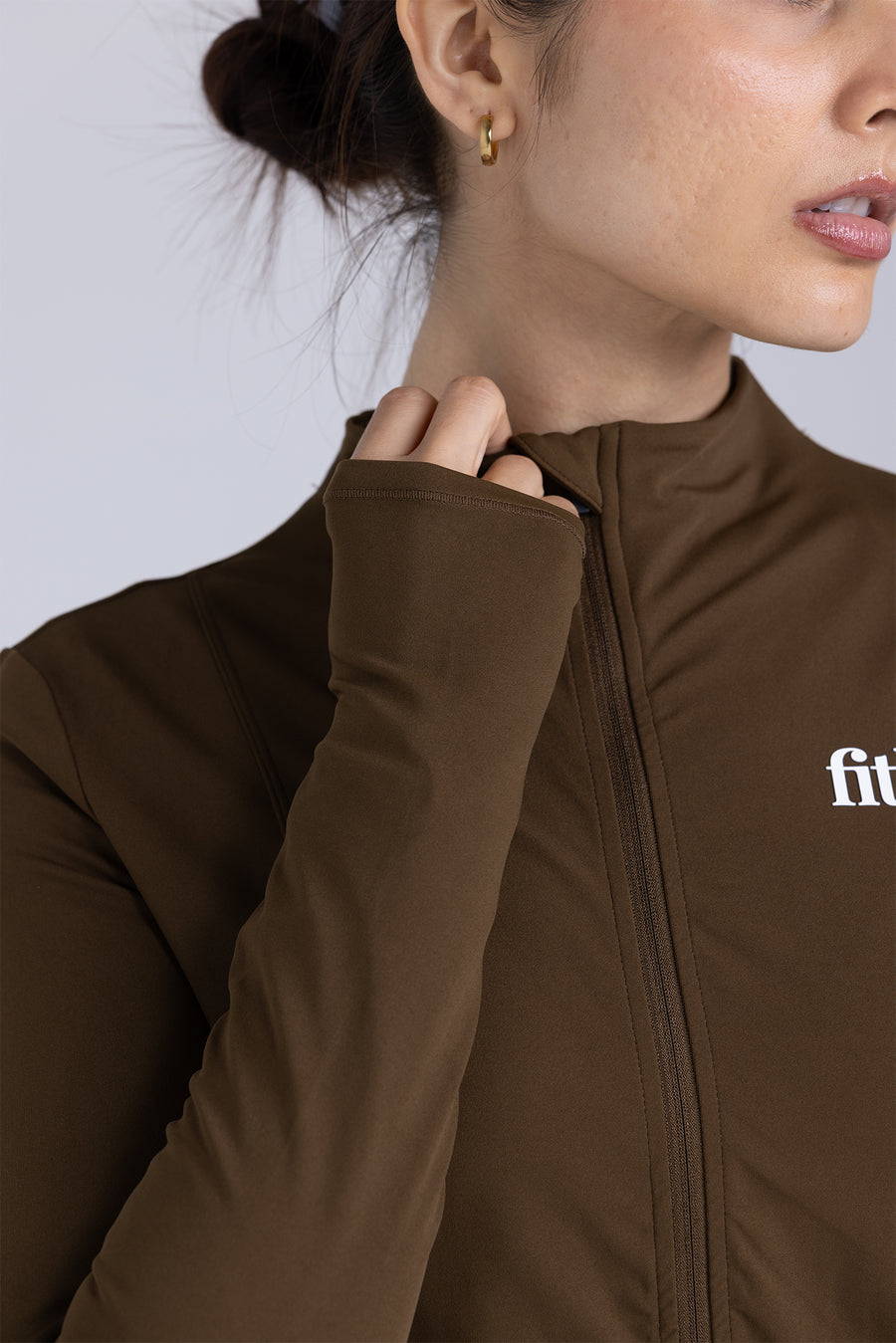 FLX Zipped Jacket - Premium Coverage (Brown)