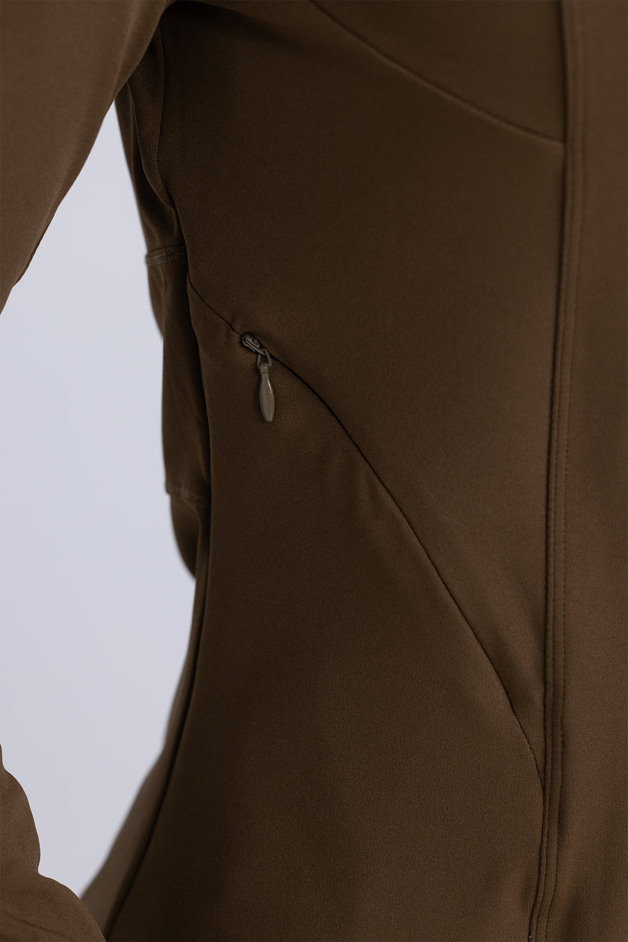 FLX Zipped Jacket - Premium Coverage (Brown)