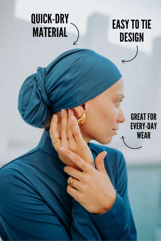 QAMAR - Swim Turban Wrap