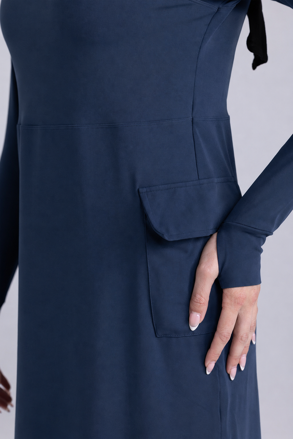 ACTV Abaya  - Modest Workout Abaya (Navy)