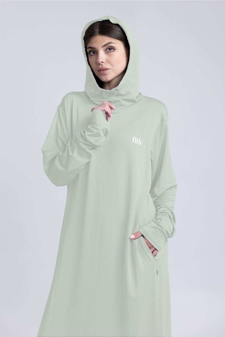 MODA - Modest Workout Abaya (Slim Fit) (Green)