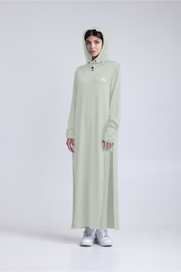 MODA - Modest Workout Abaya (Slim Fit) (Green)