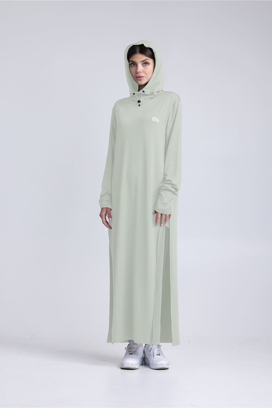 MODA - Modest Workout Abaya (Slim Fit) (Green)