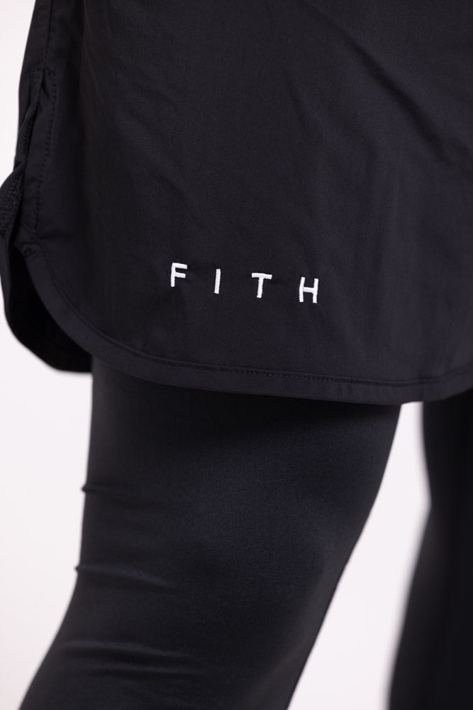 REFINE - Full Length Workout Shorts (Black)