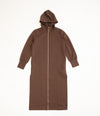 Brown Hooded Abaya (Zipped) - REST DAY CAPSULE