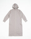 Grey Hooded Abaya (Zipped) - REST DAY CAPSULE