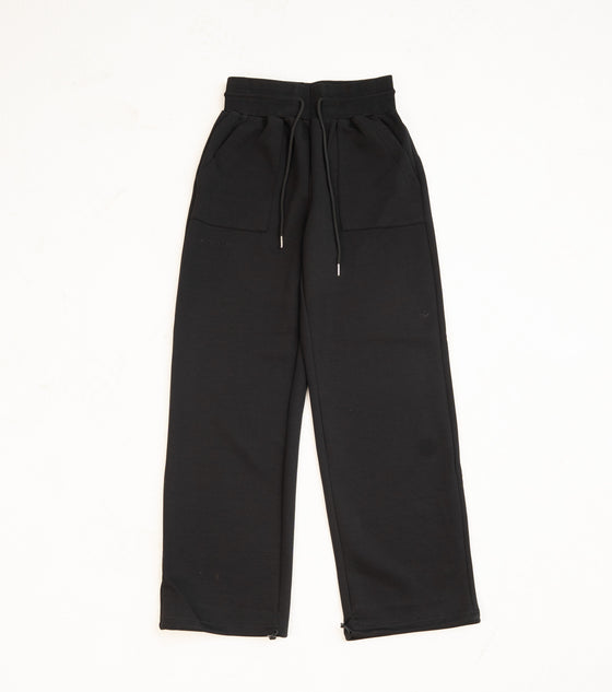 Black High-Rise Relaxed Jogger Pants - REST DAY CAPSULE