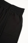 Black High-Rise Relaxed Jogger Pants - REST DAY CAPSULE