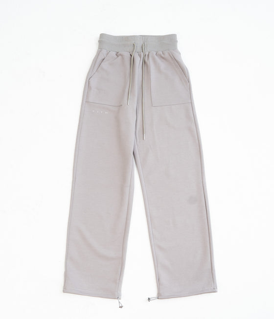 Grey High-Rise Relaxed Jogger Pants - REST DAY CAPSULE