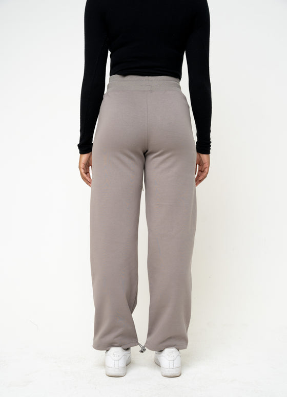 Grey High-Rise Relaxed Jogger Pants - REST DAY CAPSULE