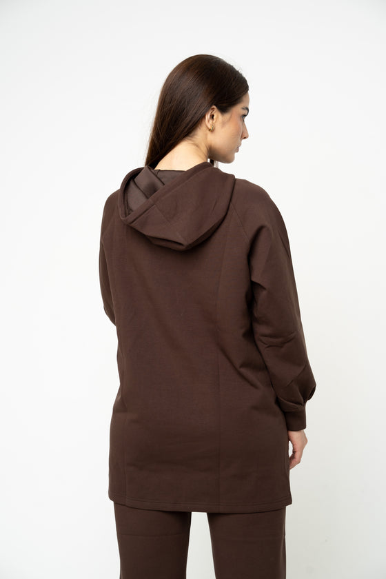 Brown Relaxed Hoodie - REST DAY CAPSULE