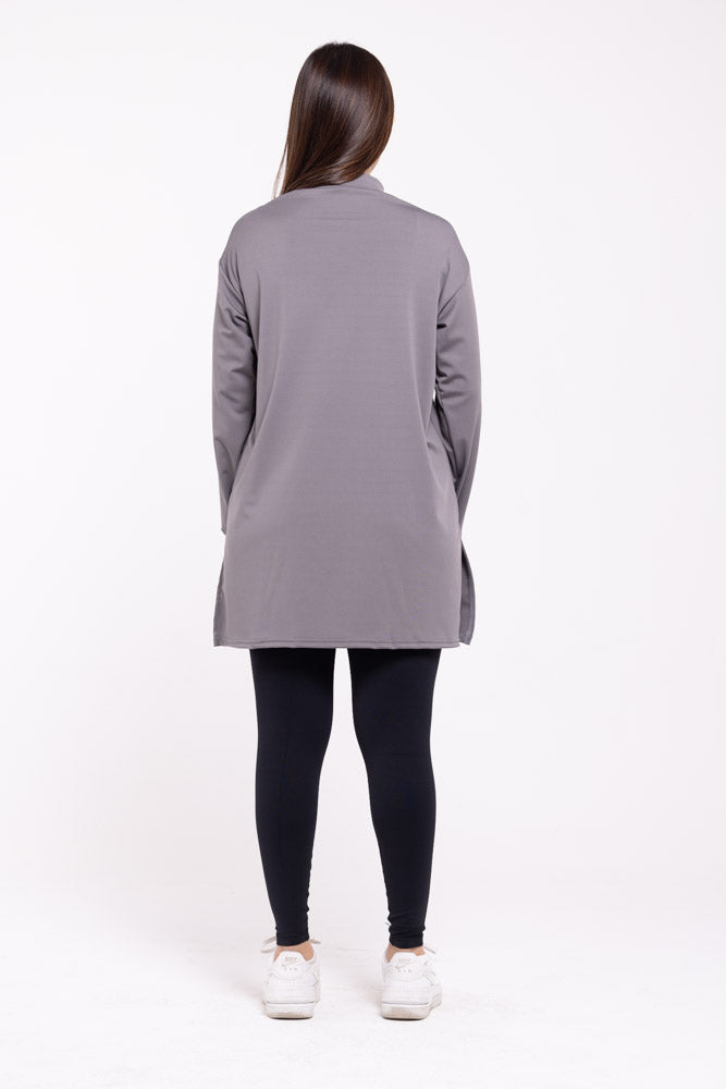 MODAL 2.0 - Modest Long Sleeve Top (Grey)