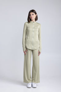 PWR Active Zip-Top (Matcha)