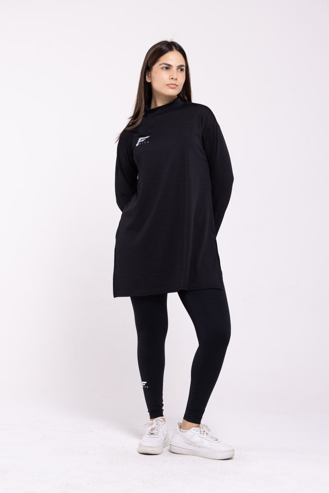 MODAL 2.0 - Modest Long Sleeve Top (Black)