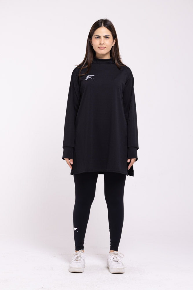 MODAL 2.0 - Modest Long Sleeve Top (Black)