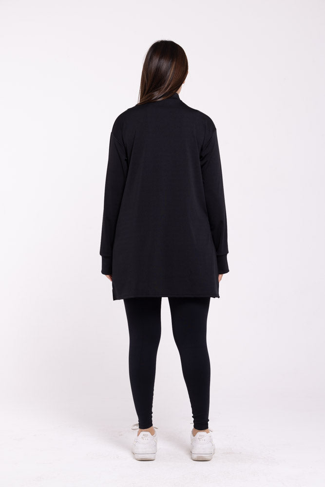 MODAL 2.0 - Modest Long Sleeve Top (Black)