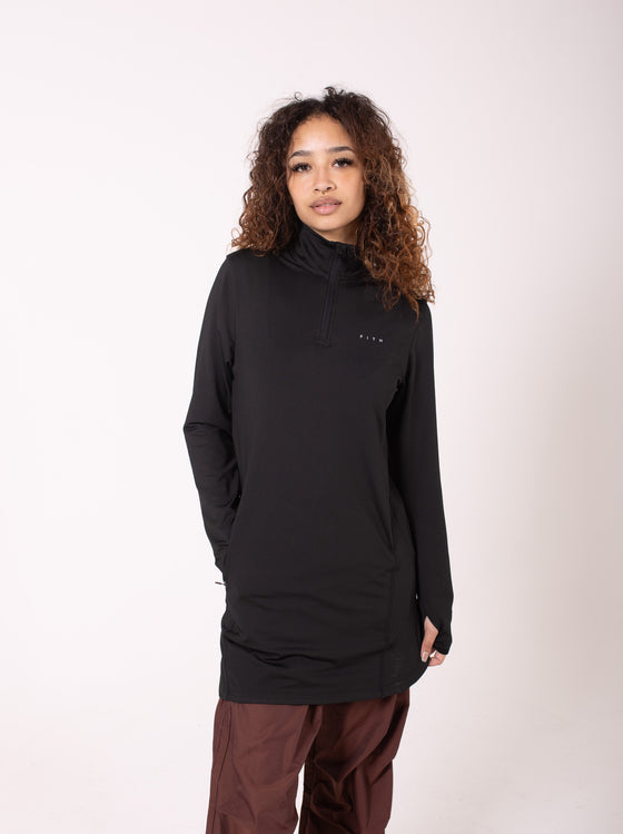 MOTION - High-Neck Quarter-Zip Top (Slim Fit)