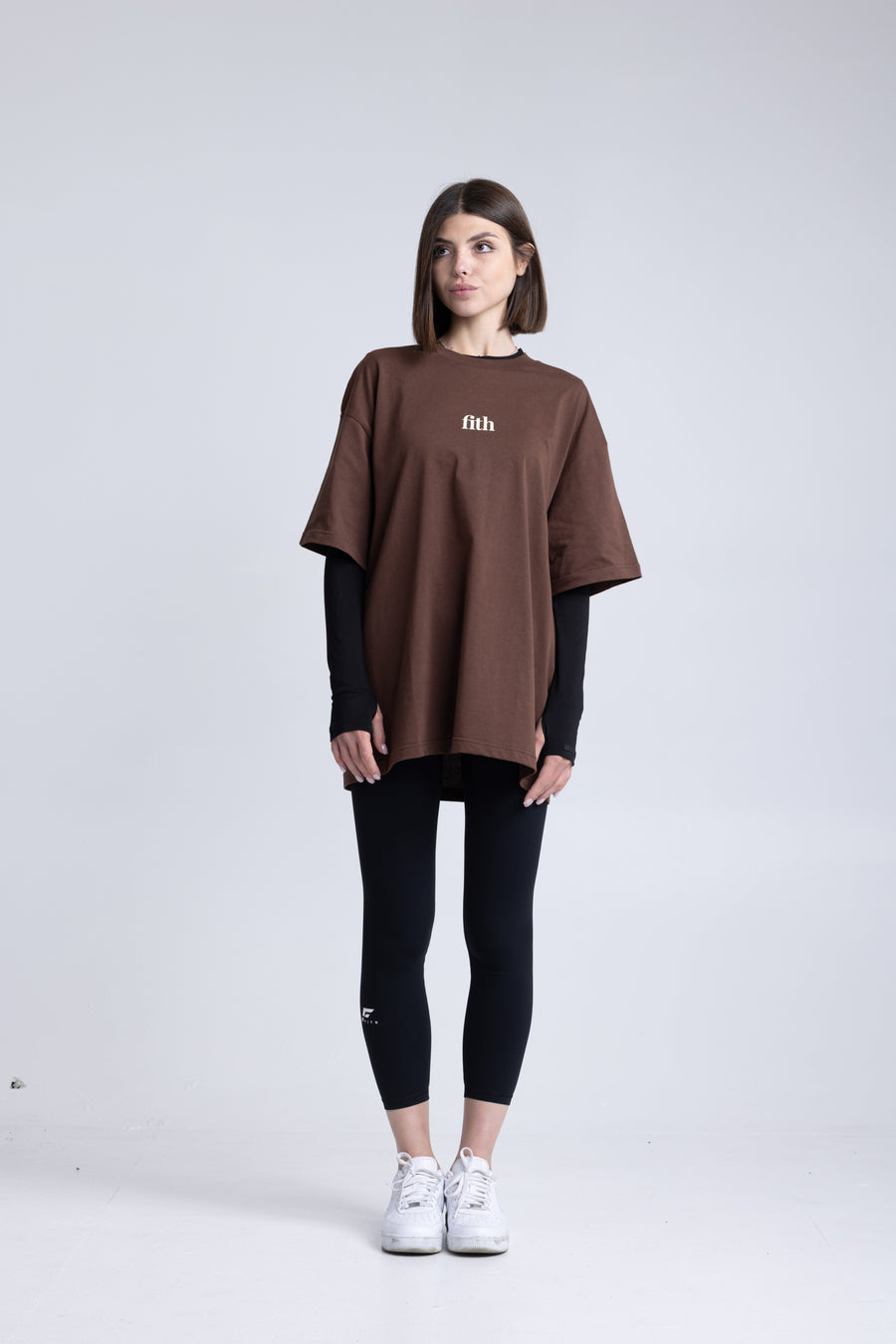 Alhamdulilah - Workout Pump-Cover Up T-Shirt (UNISEX) (Brown)