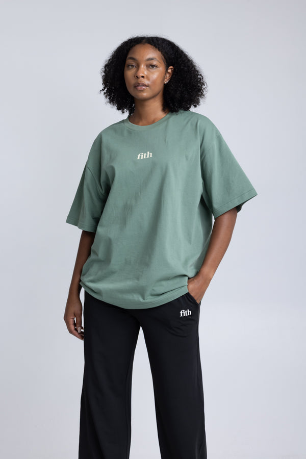 Alhamdulilah - Workout Pump-Cover Up T-Shirt (UNISEX) (Green)