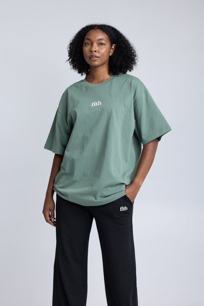 Alhamdulilah - Workout Pump-Cover Up T-Shirt (UNISEX) (Green)