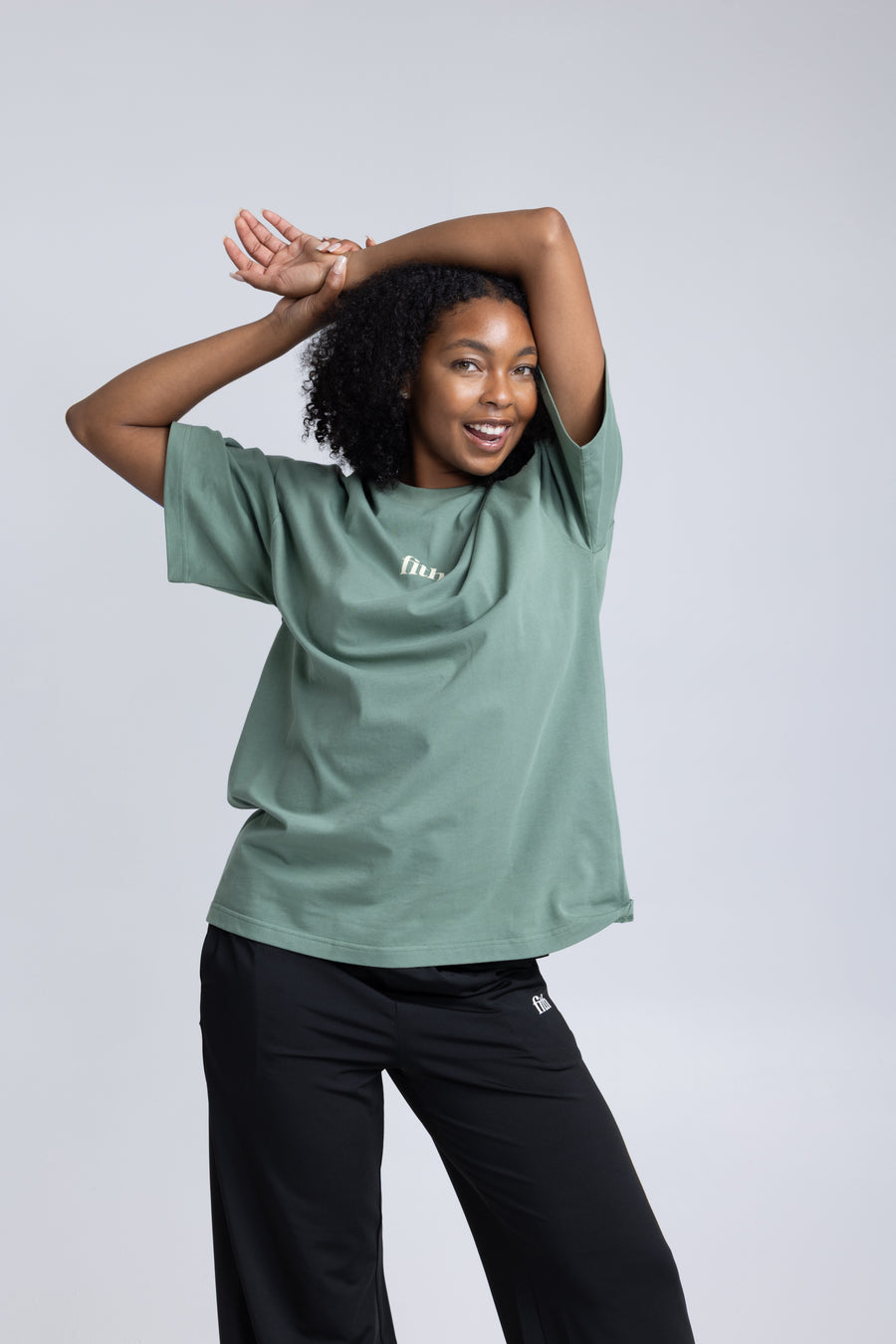 Alhamdulilah - Workout Pump-Cover Up T-Shirt (UNISEX) (Green)