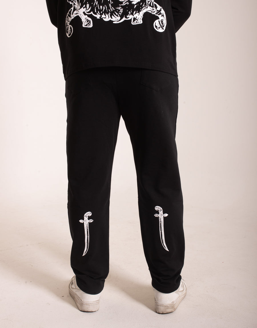 LION HEARTED - Workout Bottoms (Black)