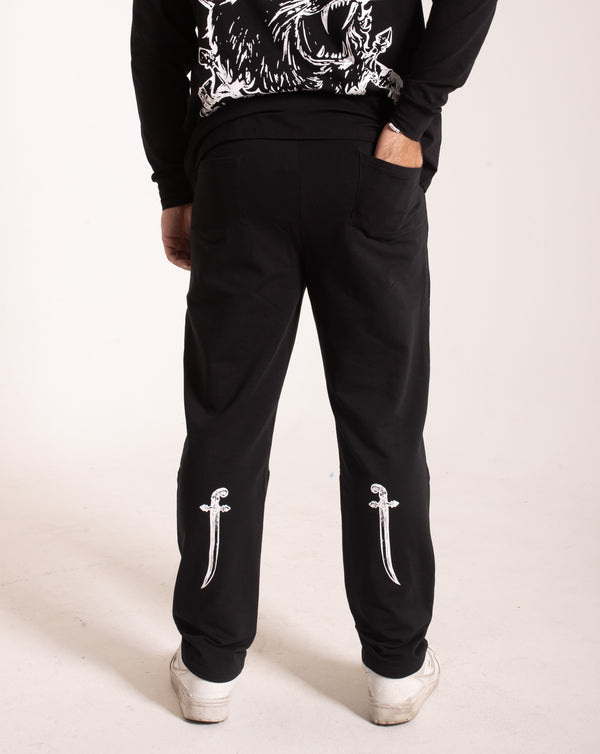 LION HEARTED - Workout Bottoms (Black)