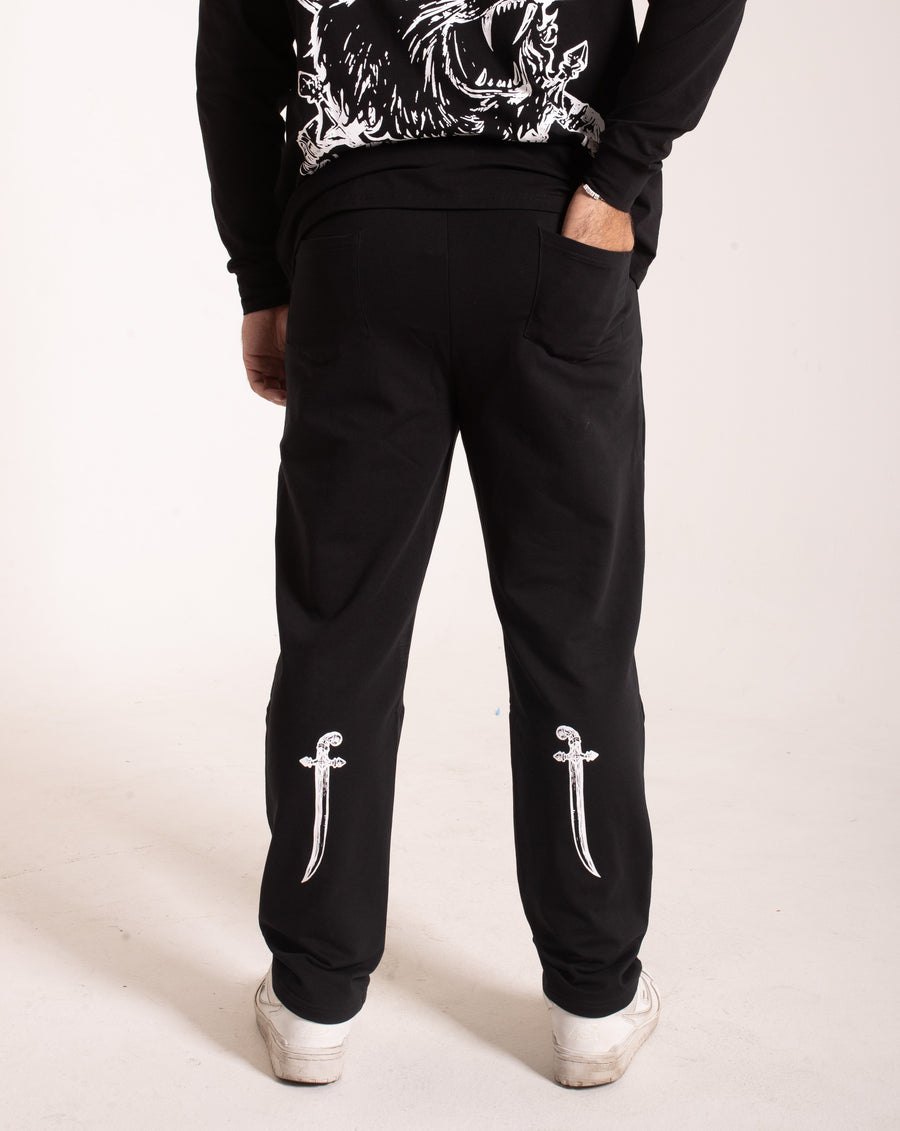 LION HEARTED - Workout Bottoms (Black)