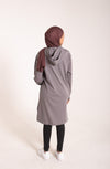 EASE - Oversized Hooded Long Sleeve Top