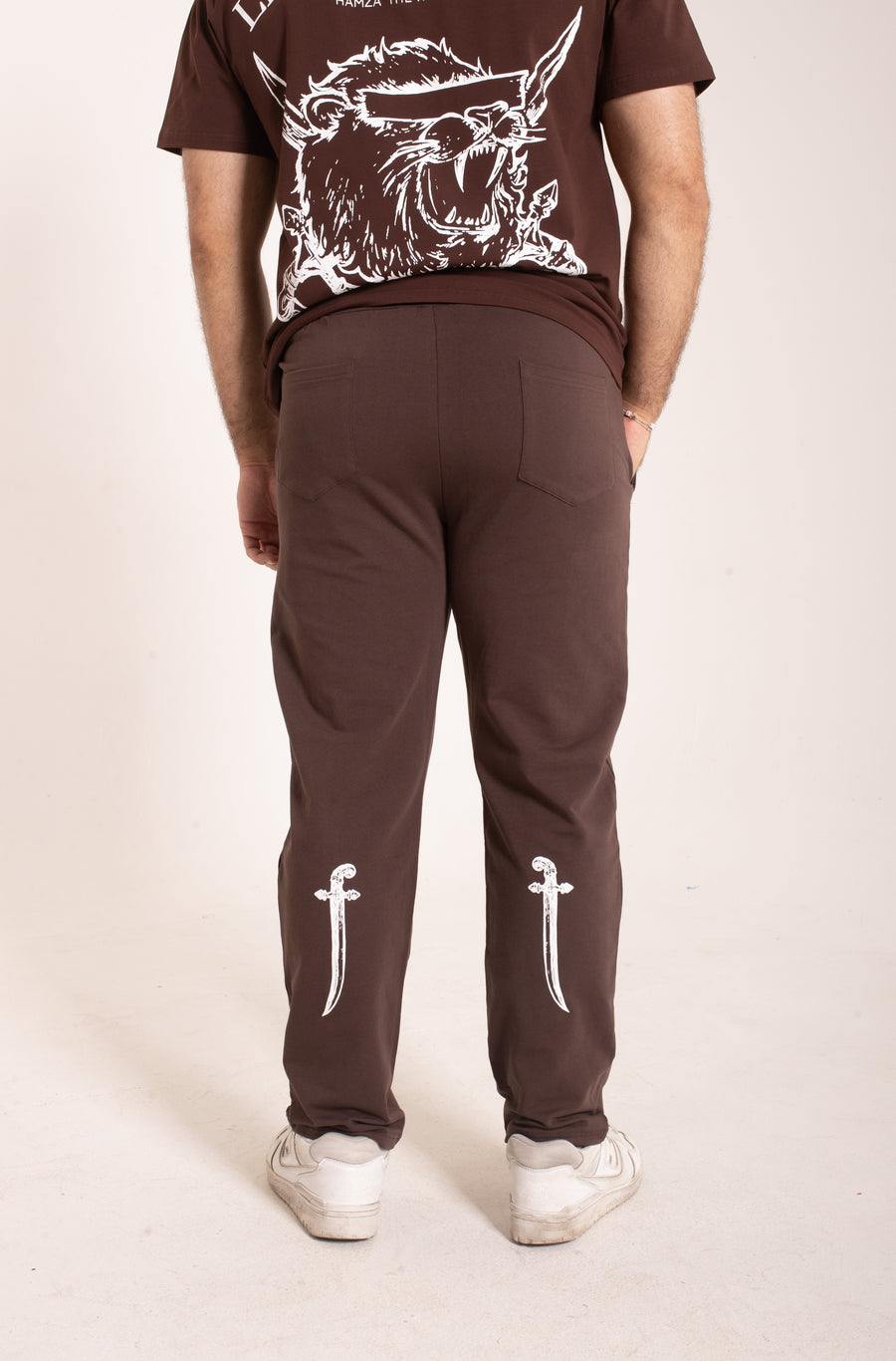 LION HEARTED - Workout Bottoms (Brown)