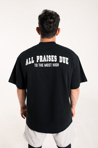 Alhamdulilah - Workout Pump-Cover Up T-Shirt (UNISEX) (Black)