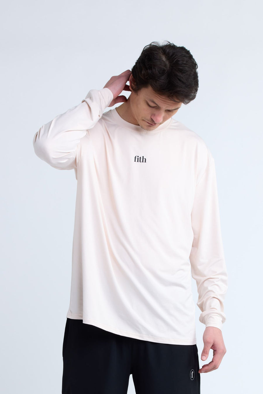 Oversized Long Sleeve (Cream)